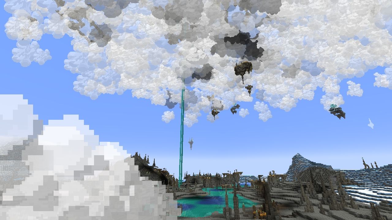 minecraft-player-creates-mod-based-on-zelda-tears-of-the-kingdoms-sky-islands-1 - Minecraft and Zelda are two franchises that have an adventure and exploration component