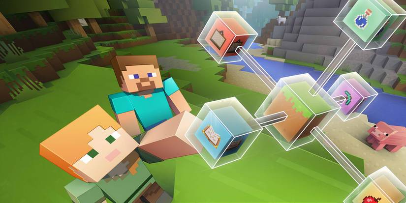 A screenshot from Minecraft Education