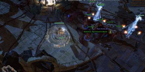 Path of exile in game screenshot with minions 