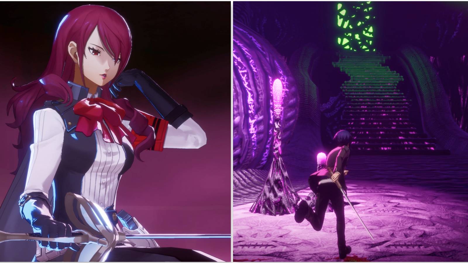 Mitsuru activating her Theurgy and Exploring Tartarus in Persona 3 Reload