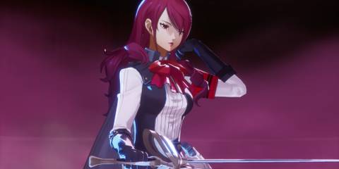 Mitsuru activating her Theurgy in Persona 3 Reload