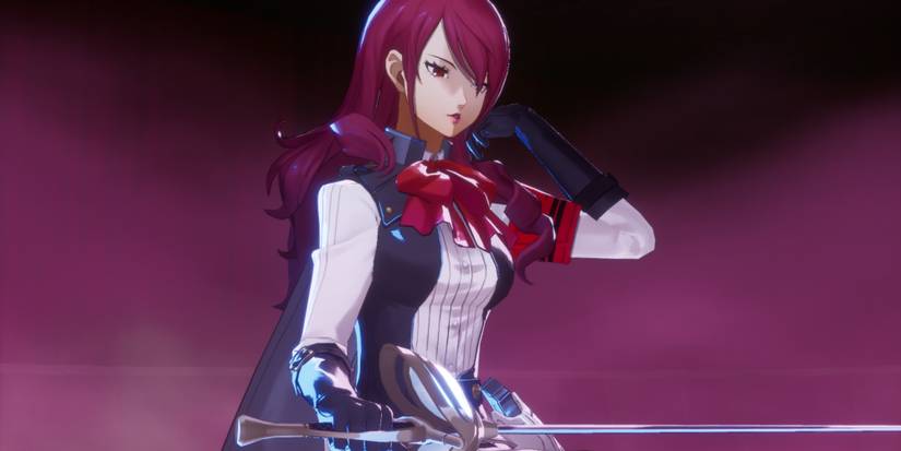 Mitsuru activating her Theurgy in Persona 3 Reload