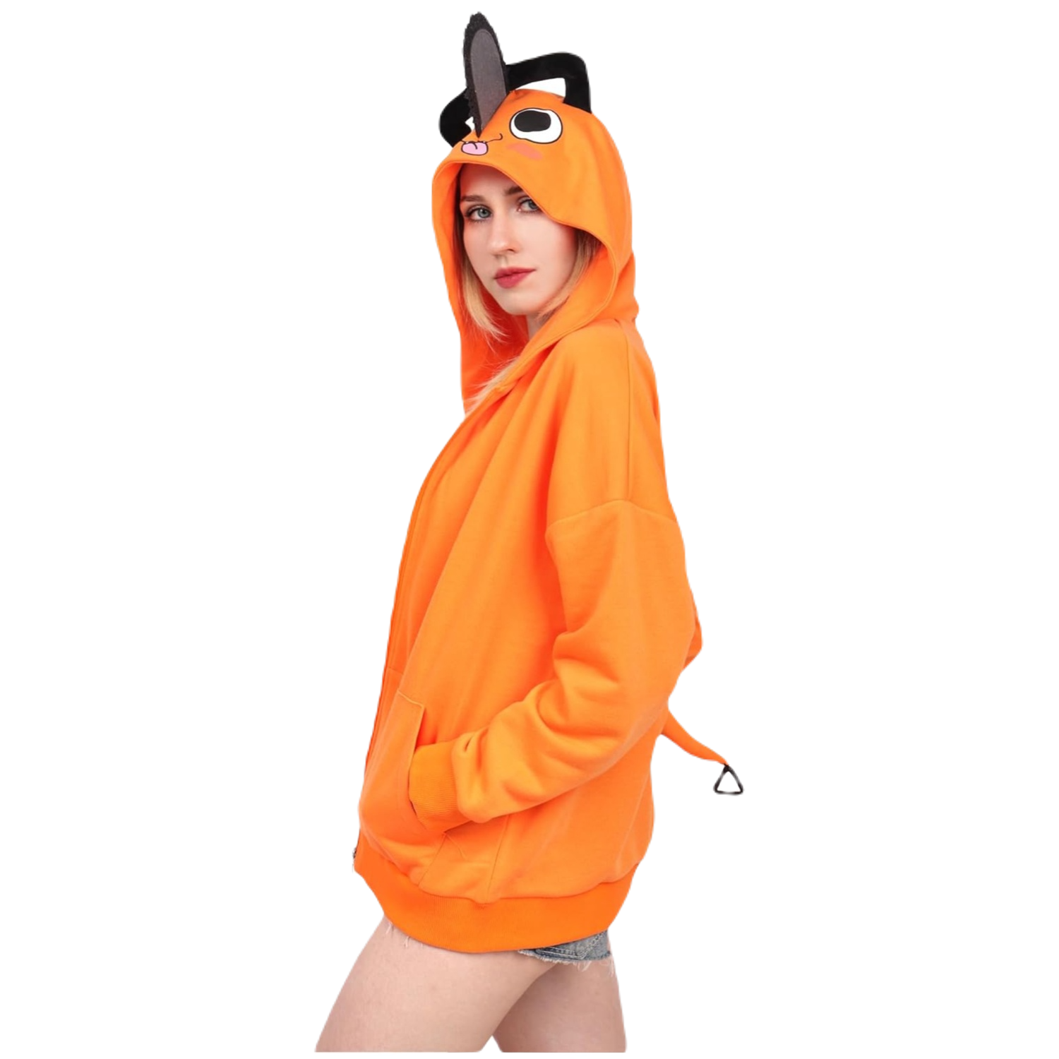 C-ZOFEK Pochita Cosplay Hoodie, Women's US Size