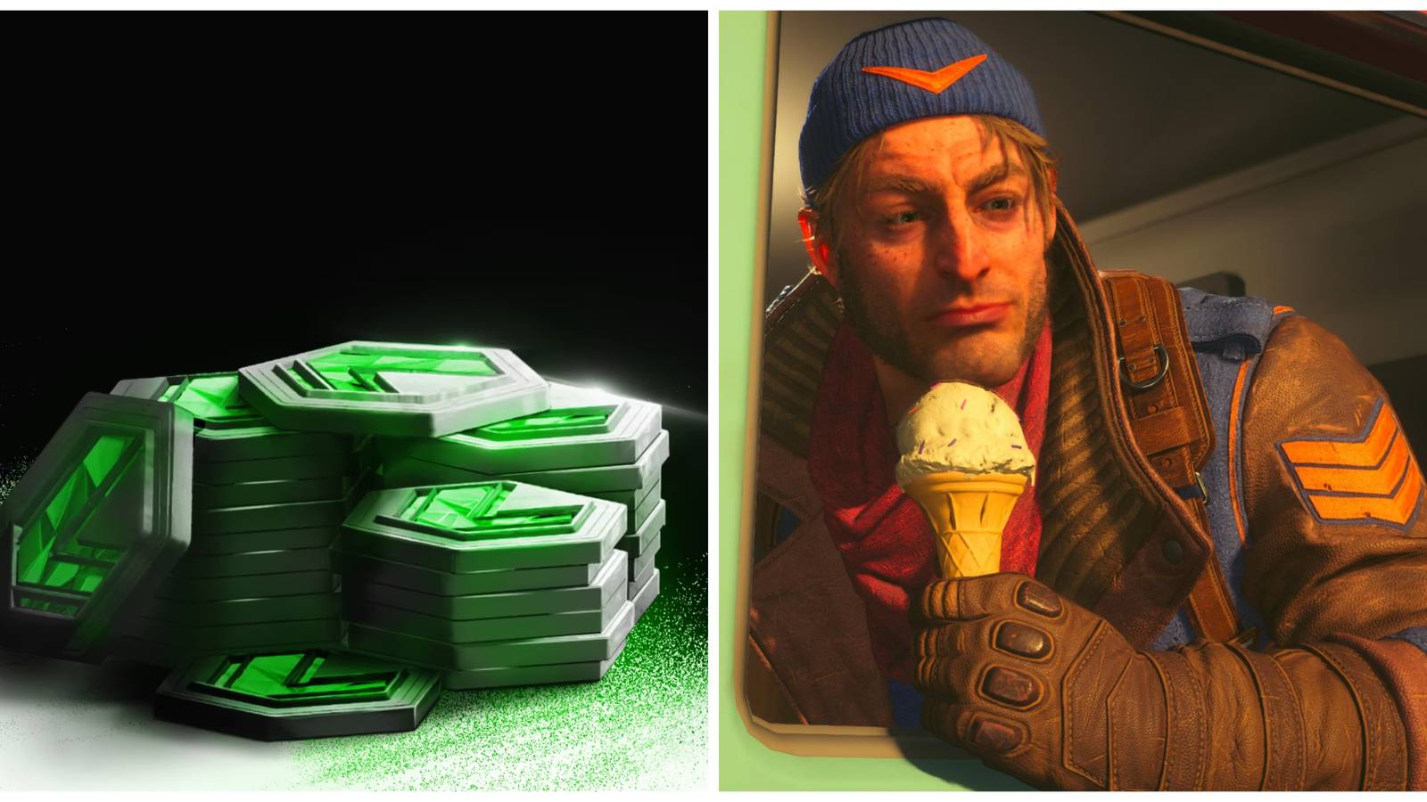 luthorcoins and captain boomerang eating an ice cream