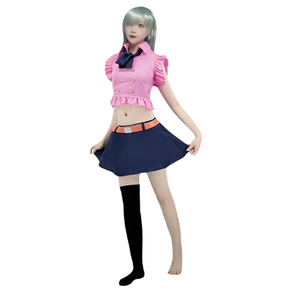 Anime Cosplay Costume for Elizabeth Liones Girl's Clothes