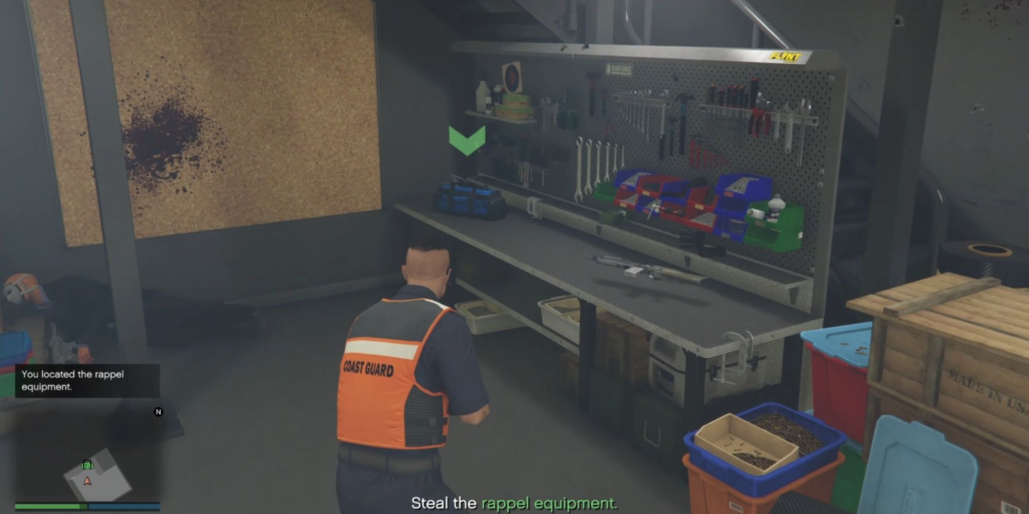 GTA Online: Salvage Yard Heist - The Podium Robbery Rappel Equipment