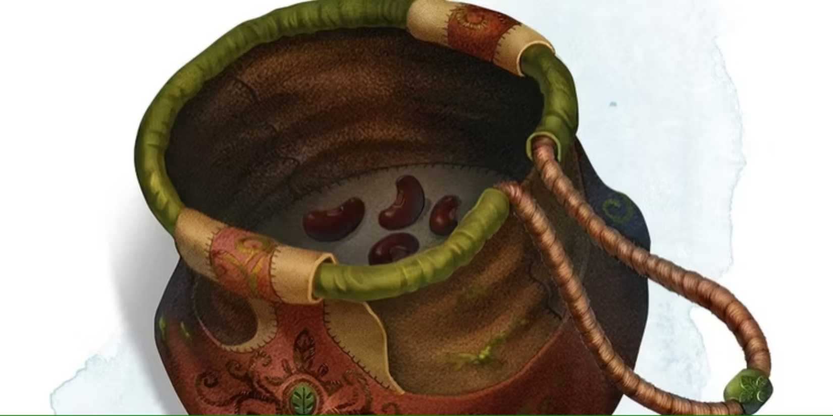 Bag of beans official art WOtC
