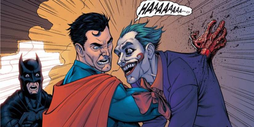 superman kills joker while batman watches