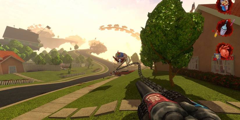 Chain coming from shotgun