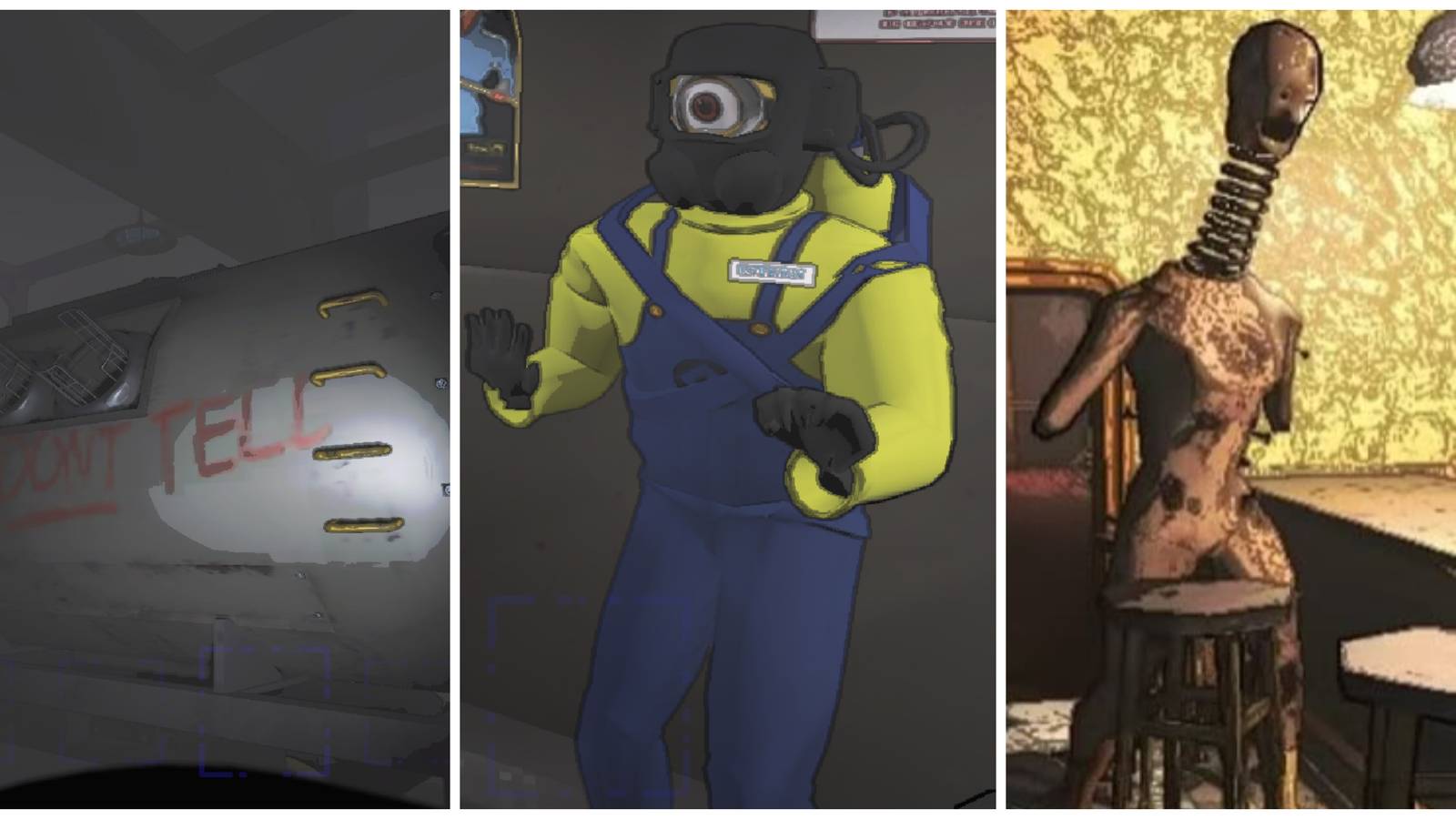 dont tell submarine, minion crewmate in lethal company, coil-head