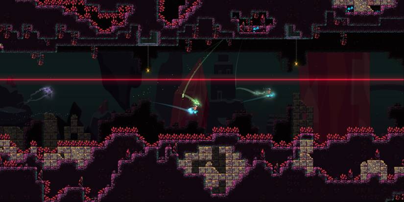 Remnants Of Naezith Player Swings Their Way Through a Level