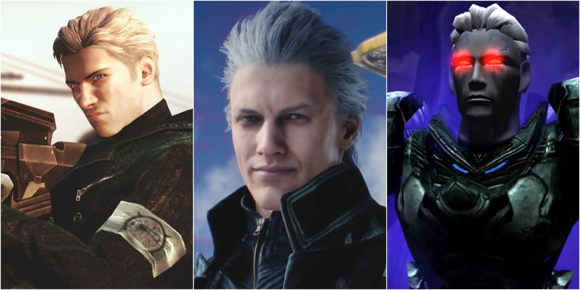 Vergil from different DMC games 