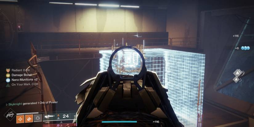 Image of a Vex Cube in the Bunker E15 Lost Sector in Destiny 2