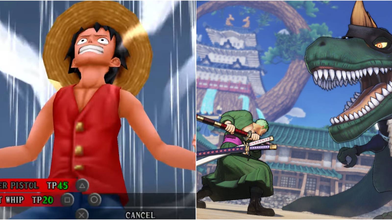 Luffy, Zoro and Drake 