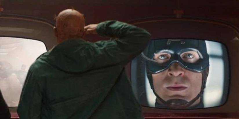 wade wilson saluting captain america