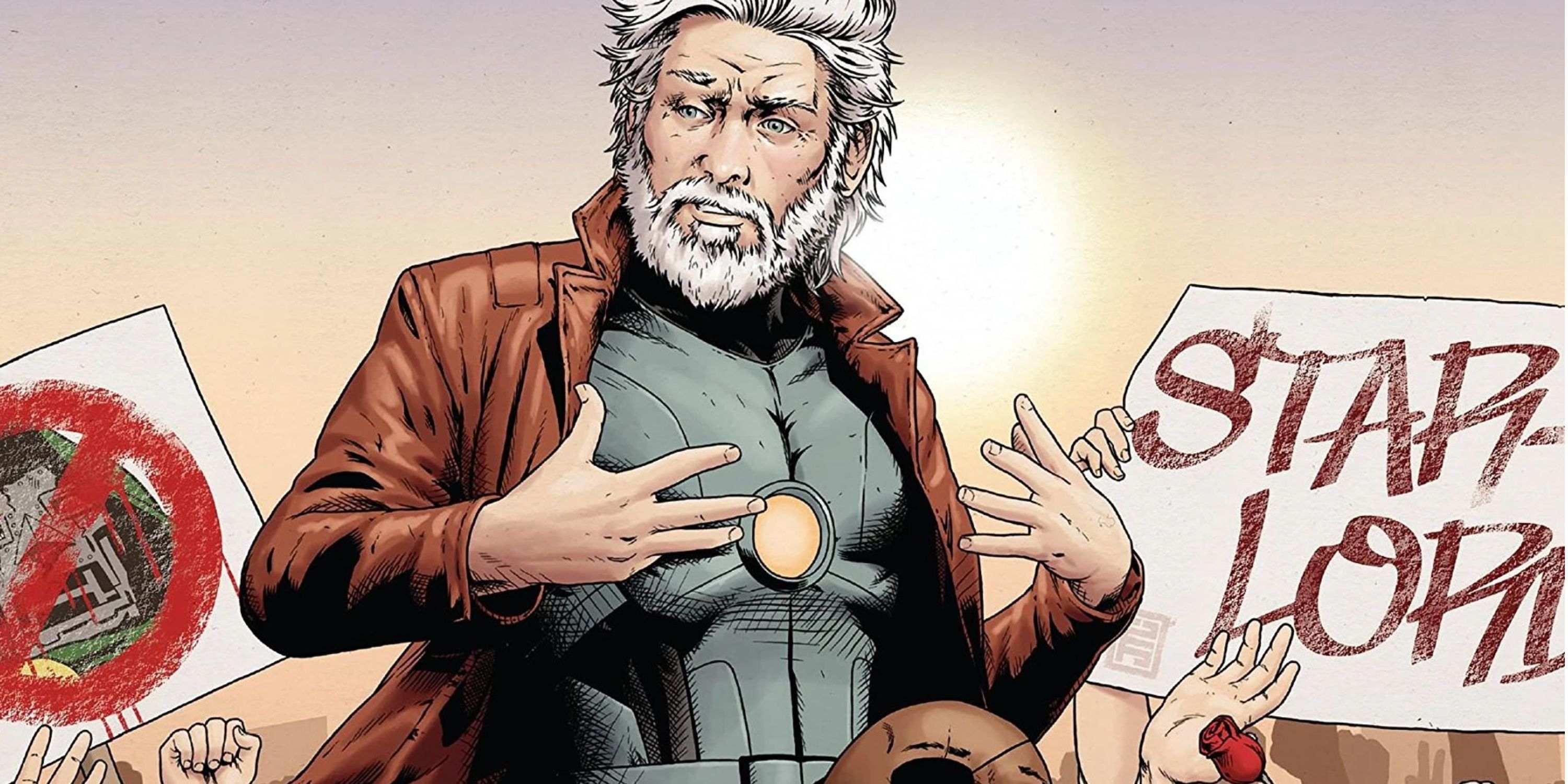 peter quill as an old man