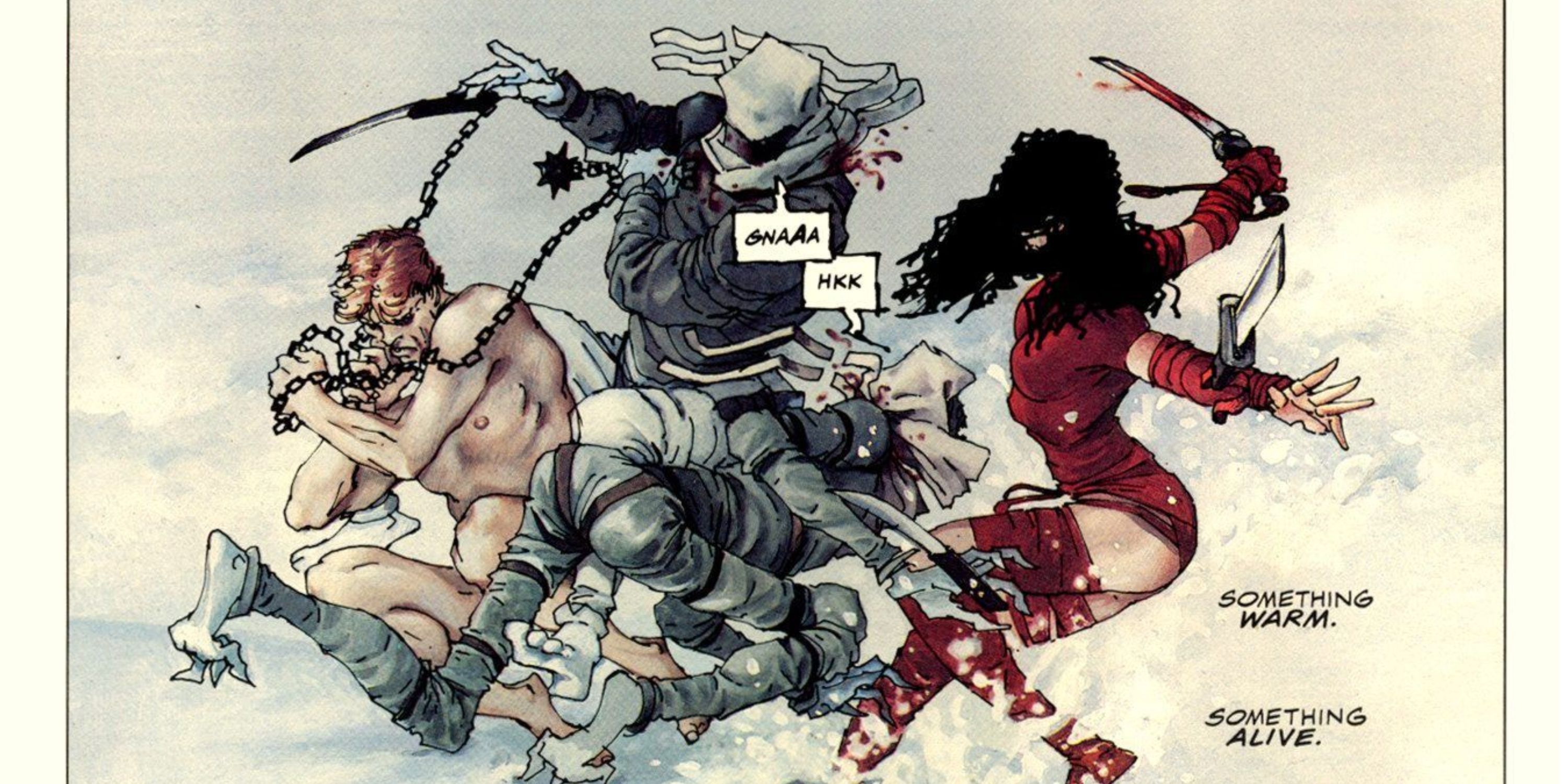 elektra drawn by frank miller