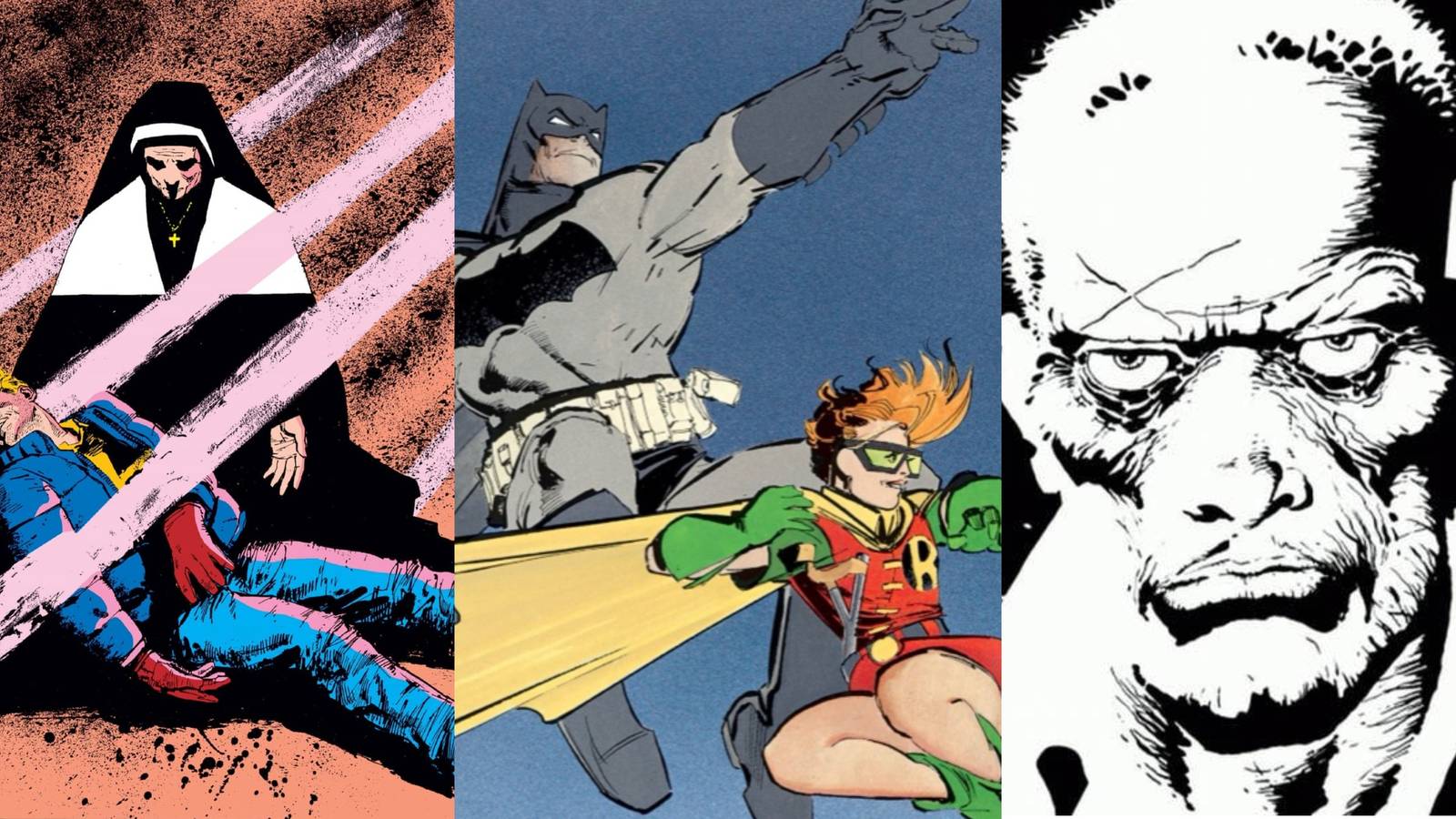 daredevil born again, dark knight returns, sin city