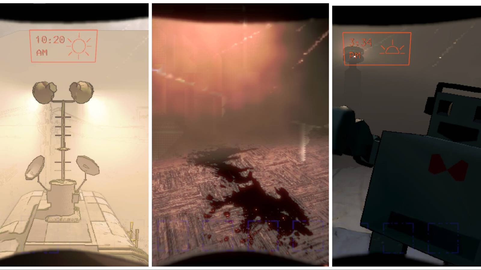 Ship splatter and monster