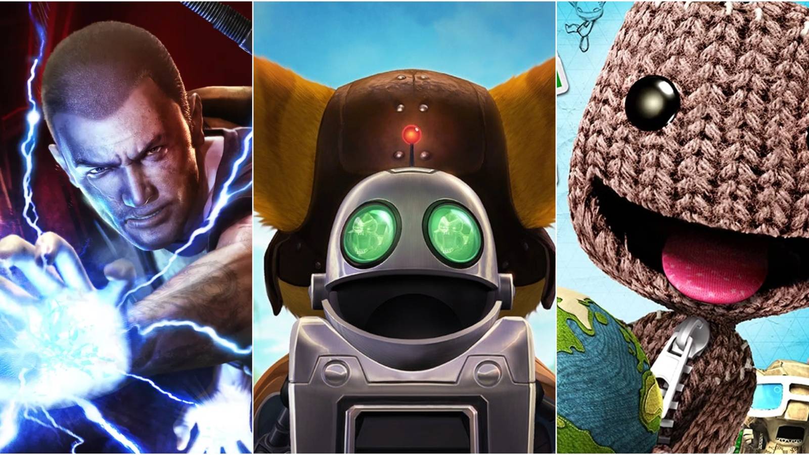 Infamous 2, Ratchet & Clank, and Little Big Planet 2