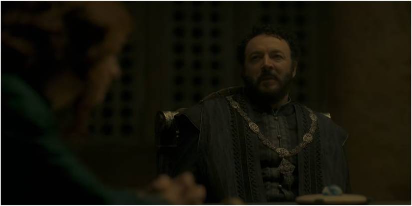 Jasper Wylde and Alicent Hightower in House of the Dragon.