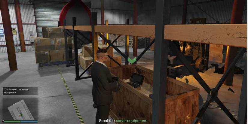 GTA Online Salvage Yard Heist - The McTony Robbery Planning Work - Sonar Equipment