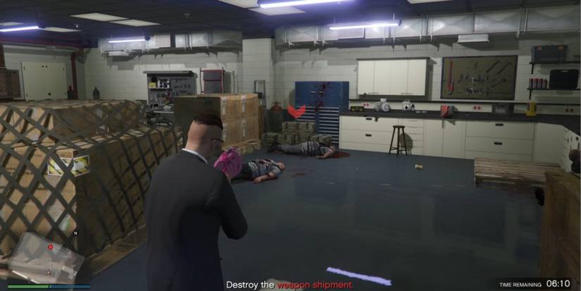 GTA Online Salvage Yard Heist - The McTony Robbery Planning Work - Disrupt Weapons