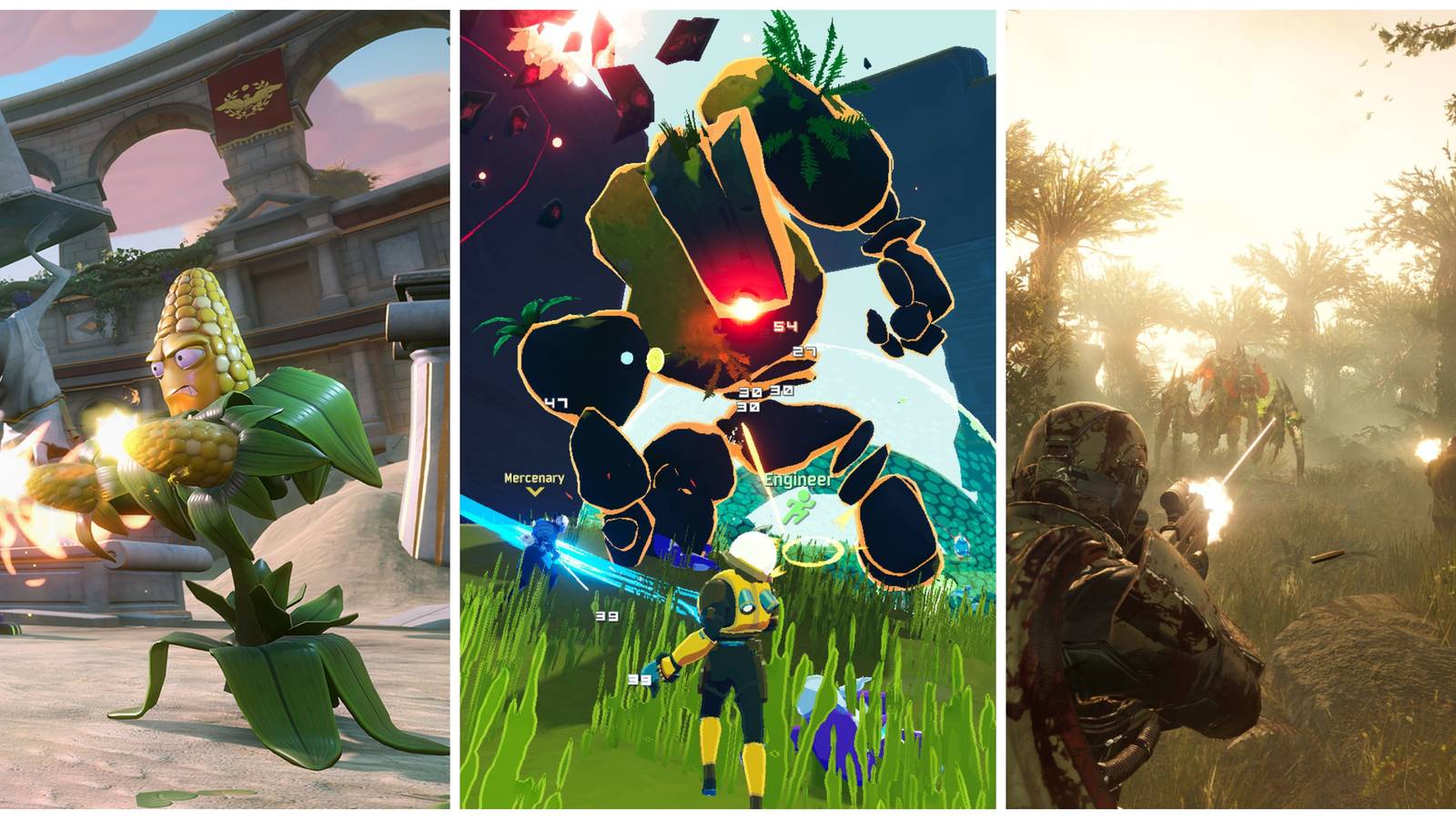 Plants Vs Zombies: Garden Warfare 2 + Risk Of Rain 2 + Helldivers 2