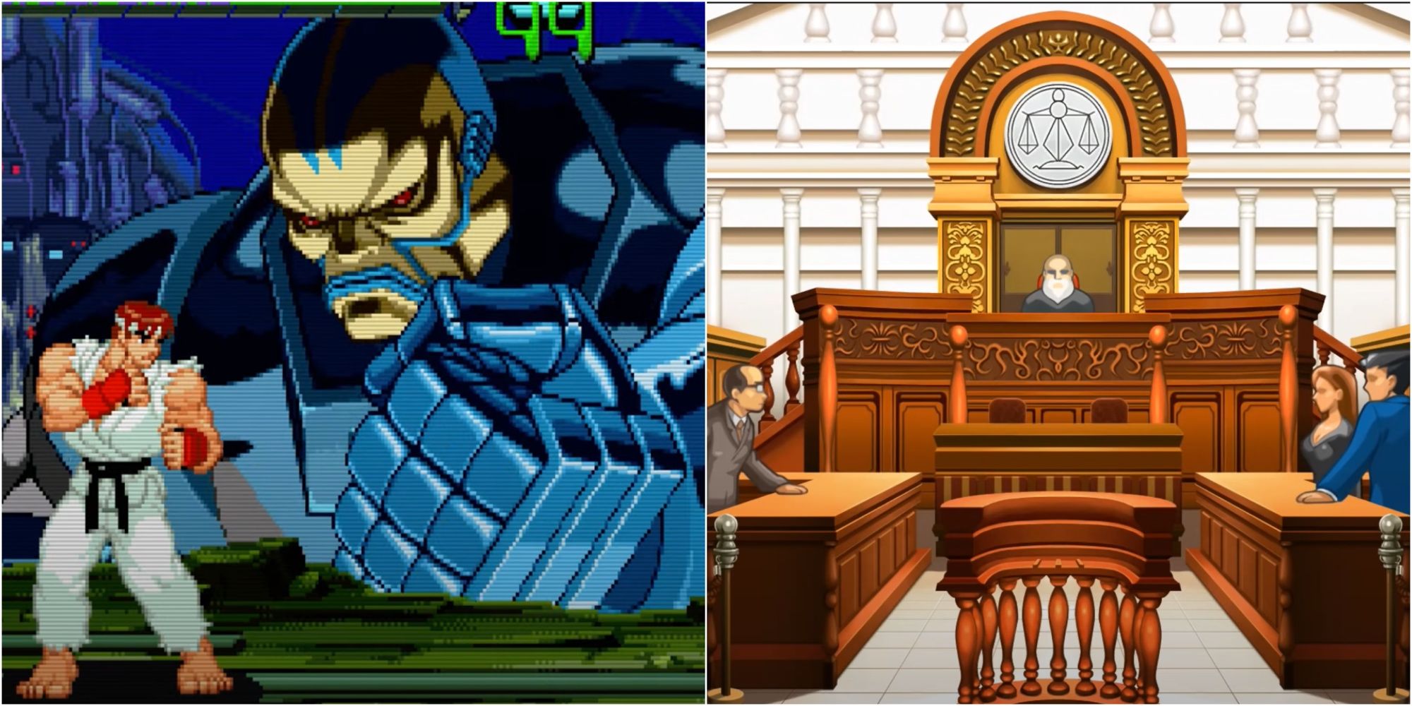 Street Fighter VS X-Men and Phoenix Wright, Ace Attorney 