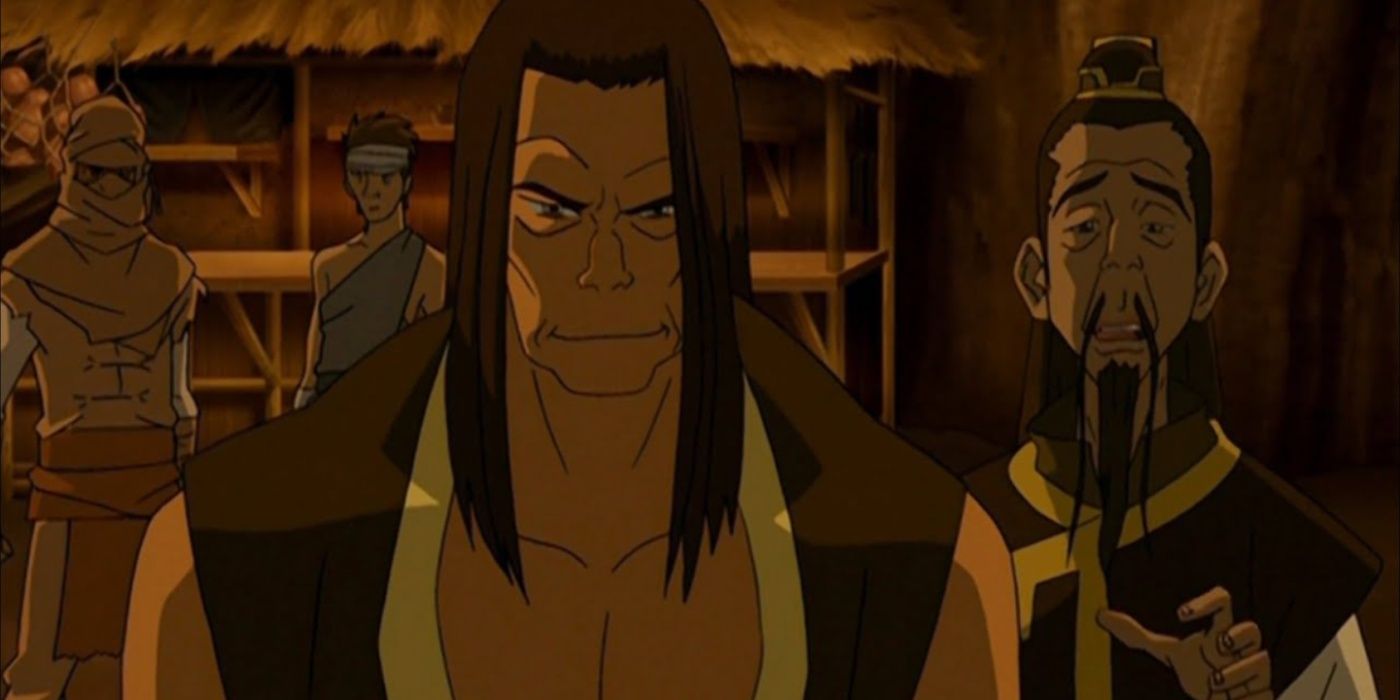 Xin Fu searching for Toph in the Earth Kingdom in Avatar: The Last Airbender