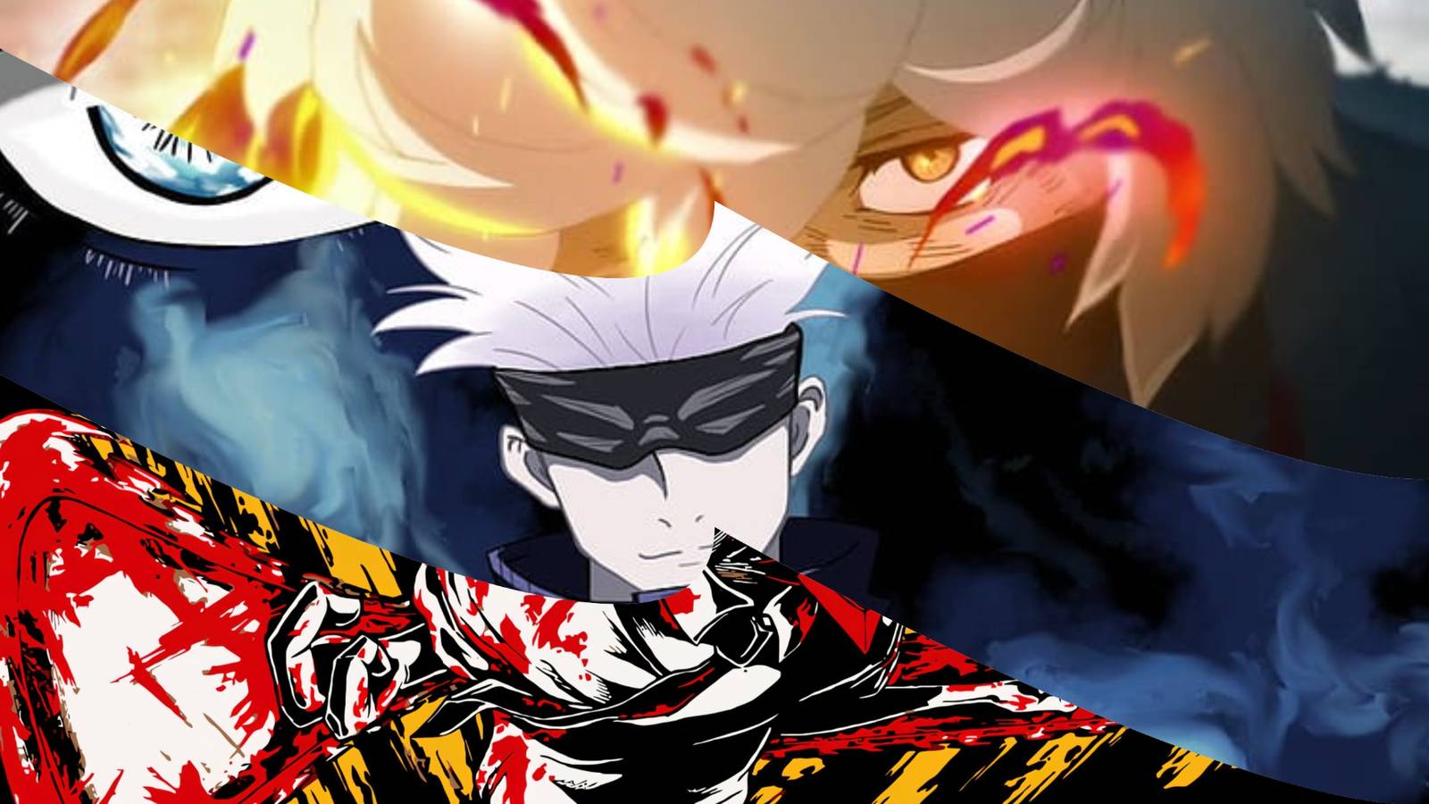 Gabimaru, Gojo and Denji