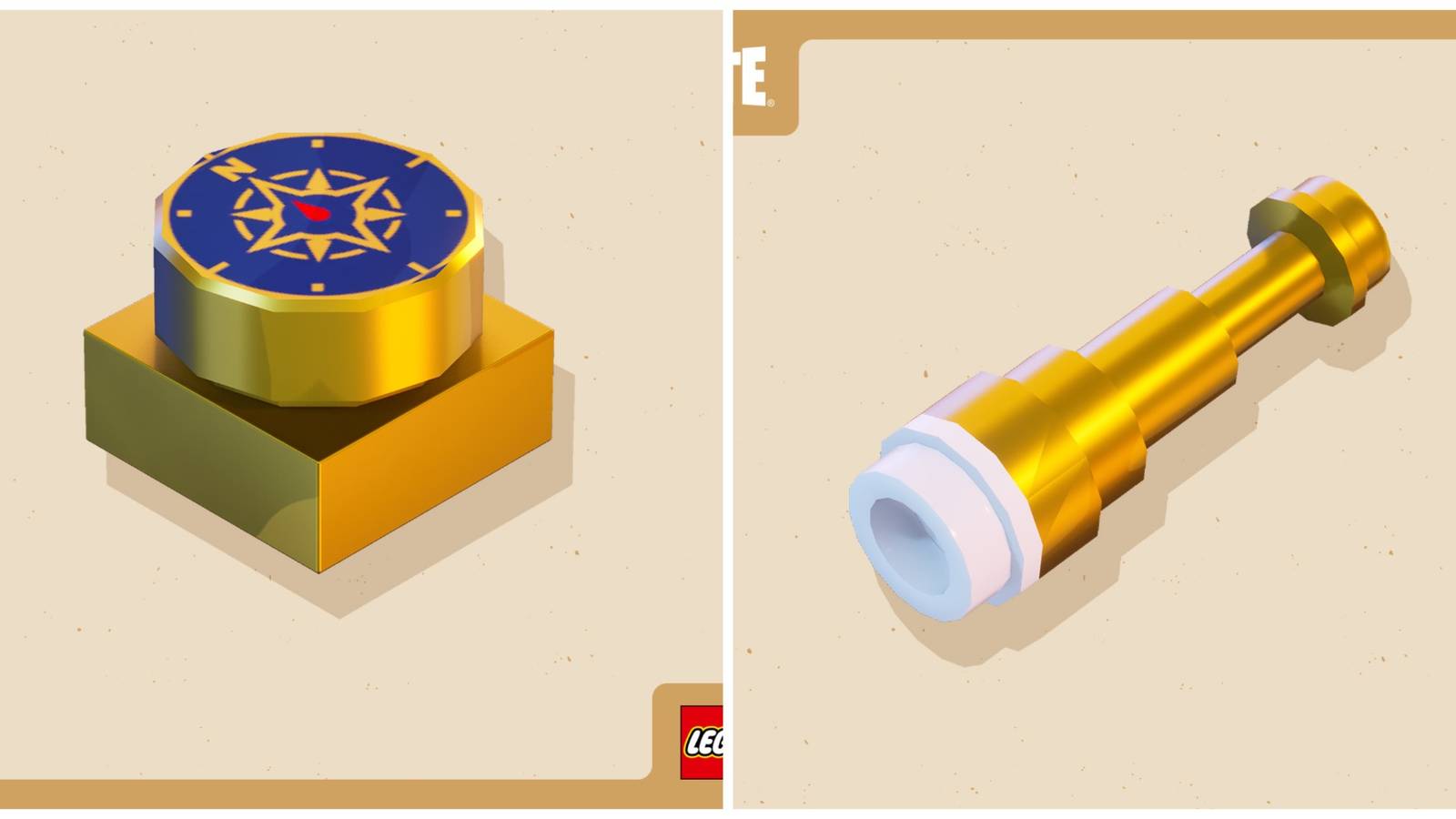 lego fortnite compass spyglass