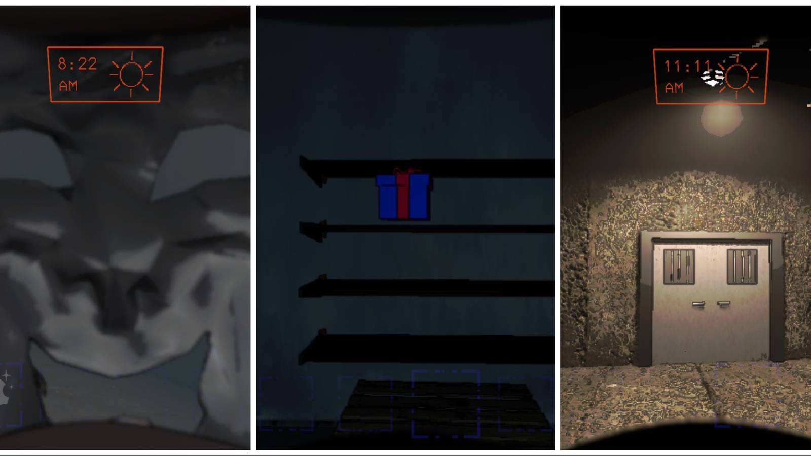 Mask gift outside door 11 11 am