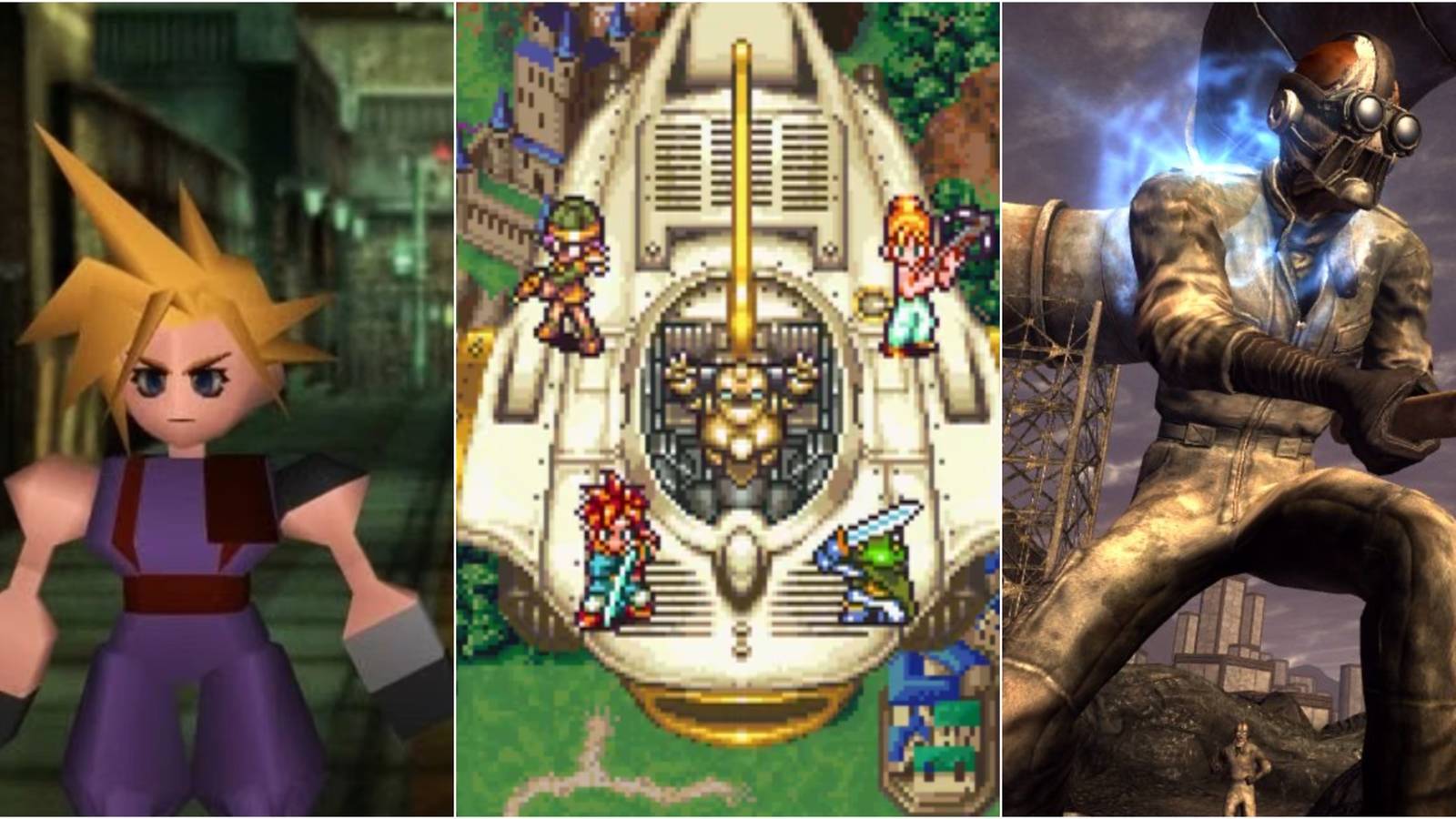 Final Fantasy 7, Chrono Trigger, and Fallout New Vegas 
