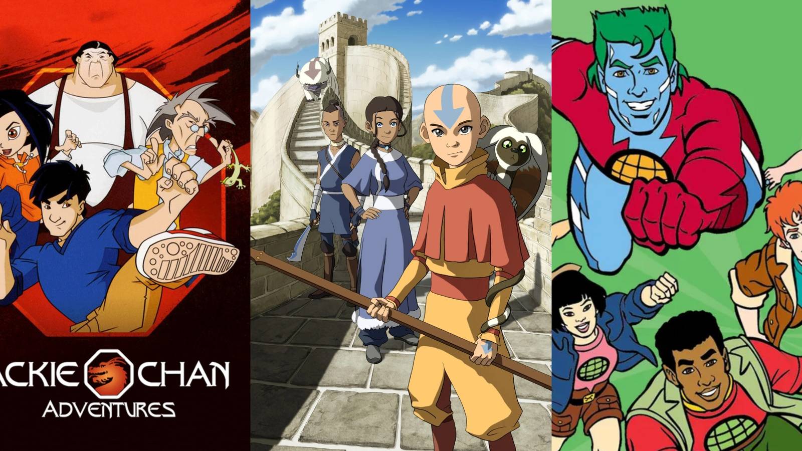 Jackie Chan Adventures, Last Airbender, Captain Planet