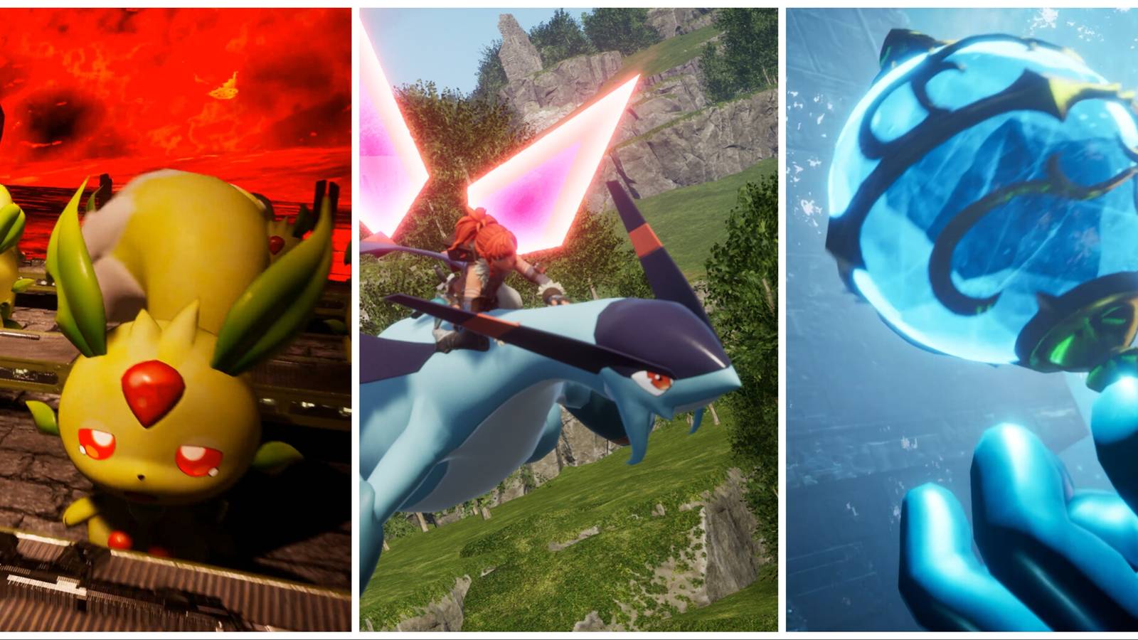 pal factory flying and pal sphere