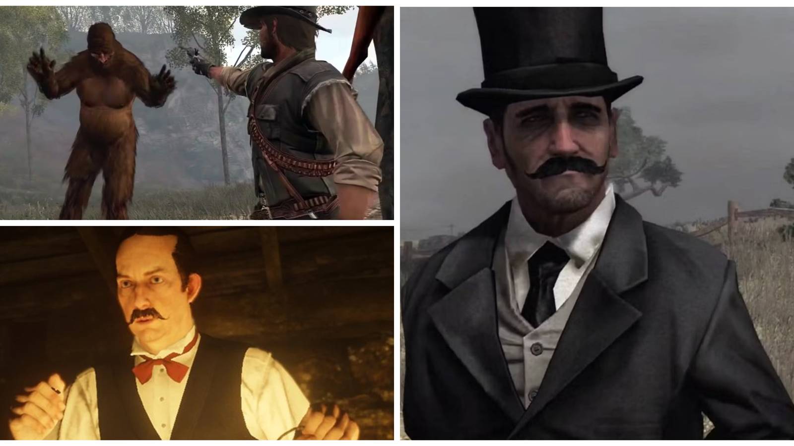 john marston vs sasquatch, edmund lowrey jr, strange man