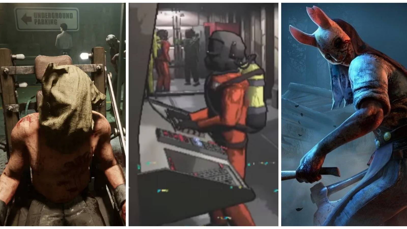 the outlast trials, lethal company, dead by daylight