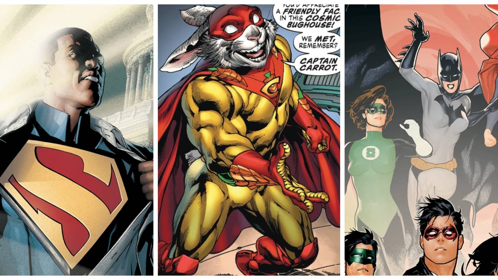 calvin ellis superman, captain carrot, earth-11 heroes