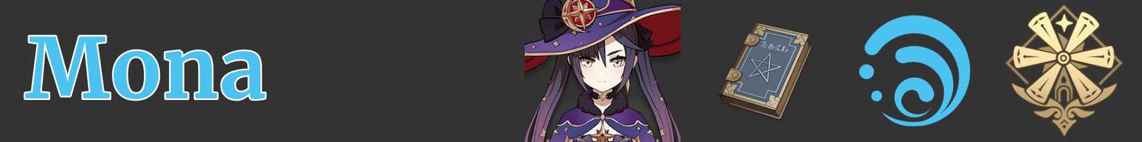 Mona's weapon element and region - catalyst hydro mondstadt - genshin impact