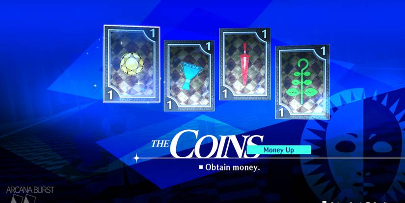 Money Up Shuffle Time Card in Persona 3 Reload