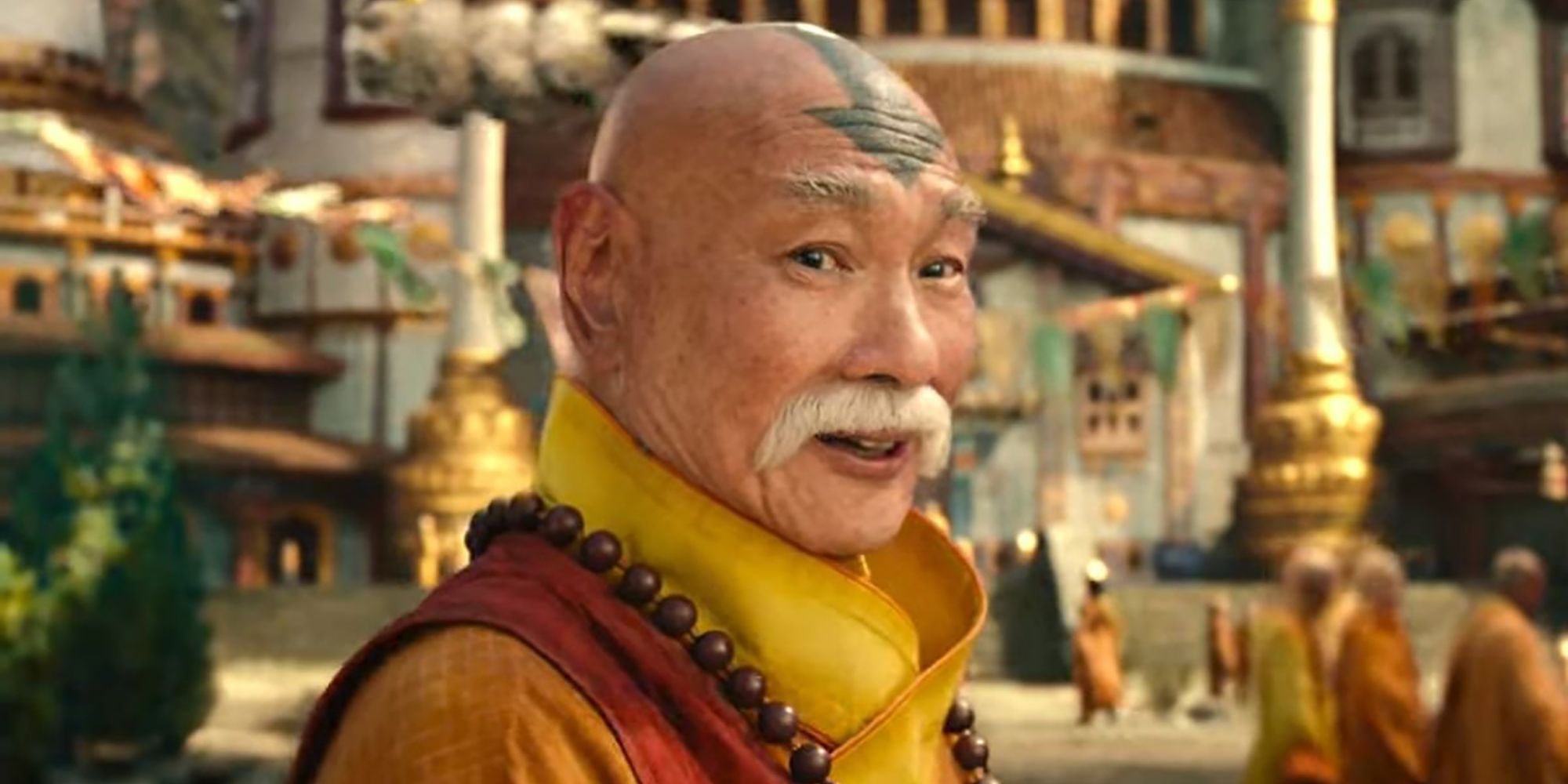 Monk Gyatso In Netflix's The Last Airbender