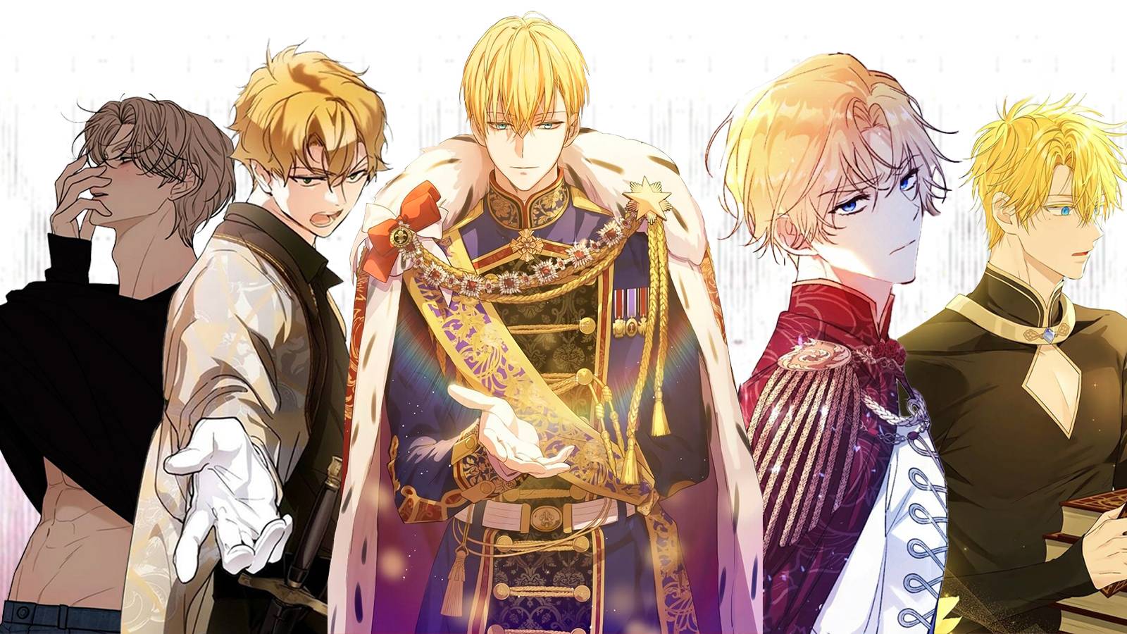 most iconic blond manhwa male characters
