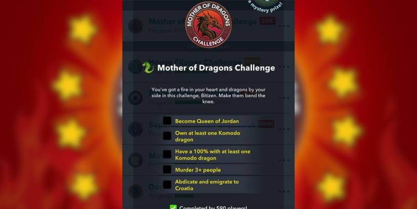 mother of dragons challenge bitlife