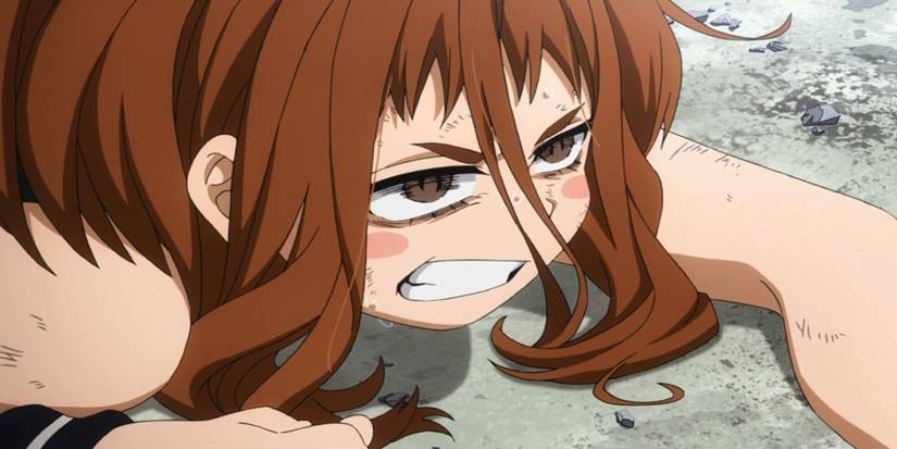 Uraraka Fighting Bakugo