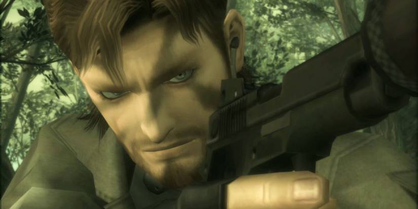 Naked Snake at the beggining of MGS3.