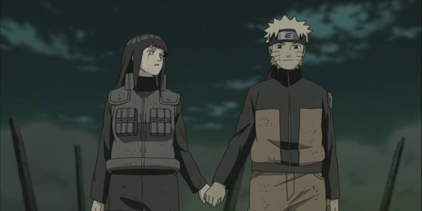 Naruto and Hinata Holding Hands