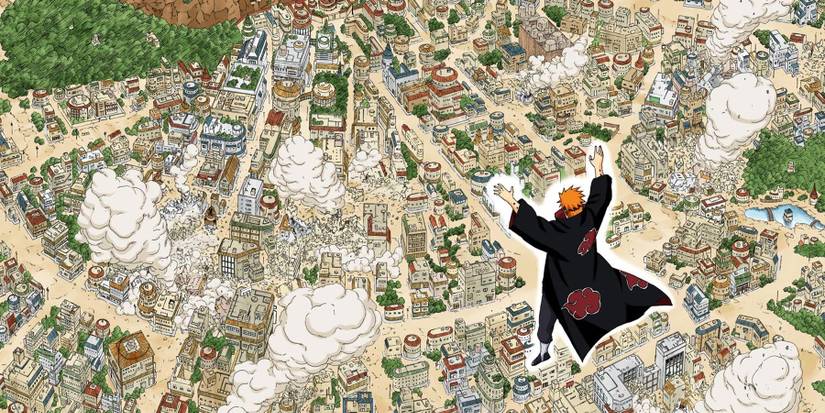 Naruto Pain Destroy Konoha