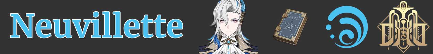 genshin impact - neuvillette's weapon element and region - catalyst hydro fontaine