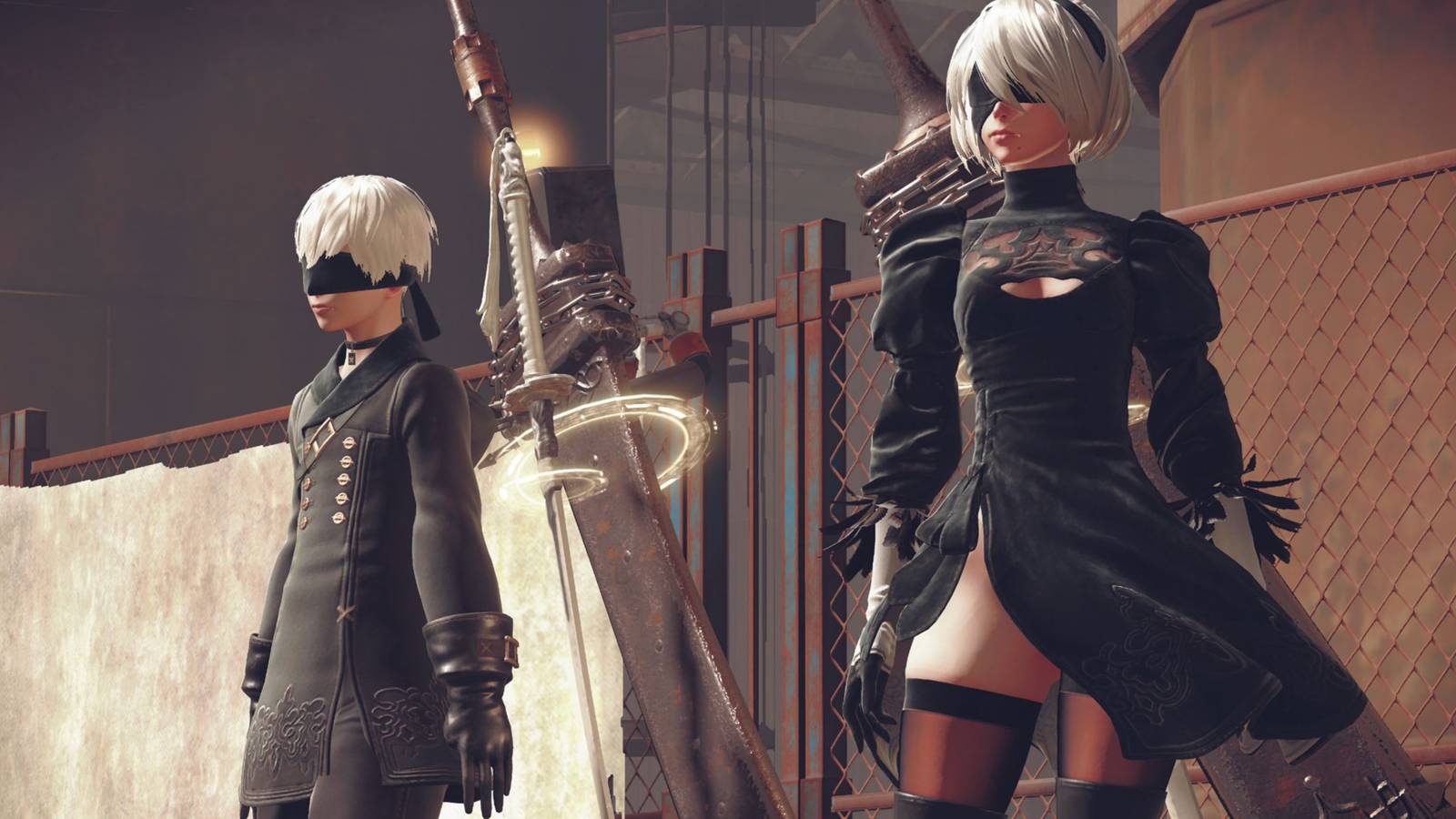 Nier Automata 2B and 9S